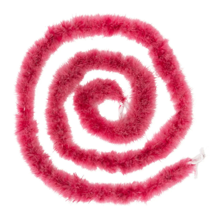 Plume boa fin rose 2m 12g