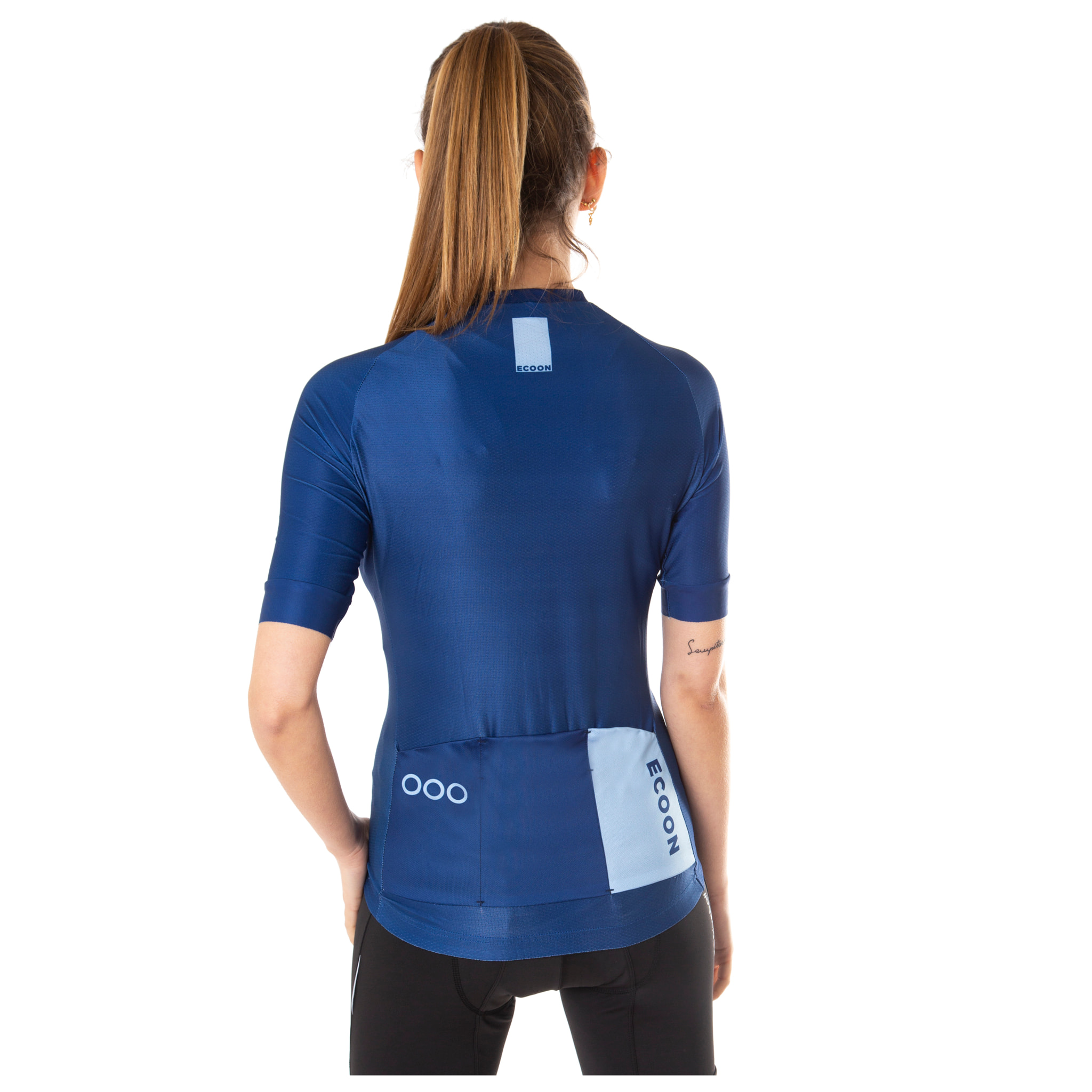 Maillot de manga corta ECOON modelo Galibier Women en color Azul