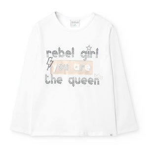 Camiseta punto elástico de niña -BCI