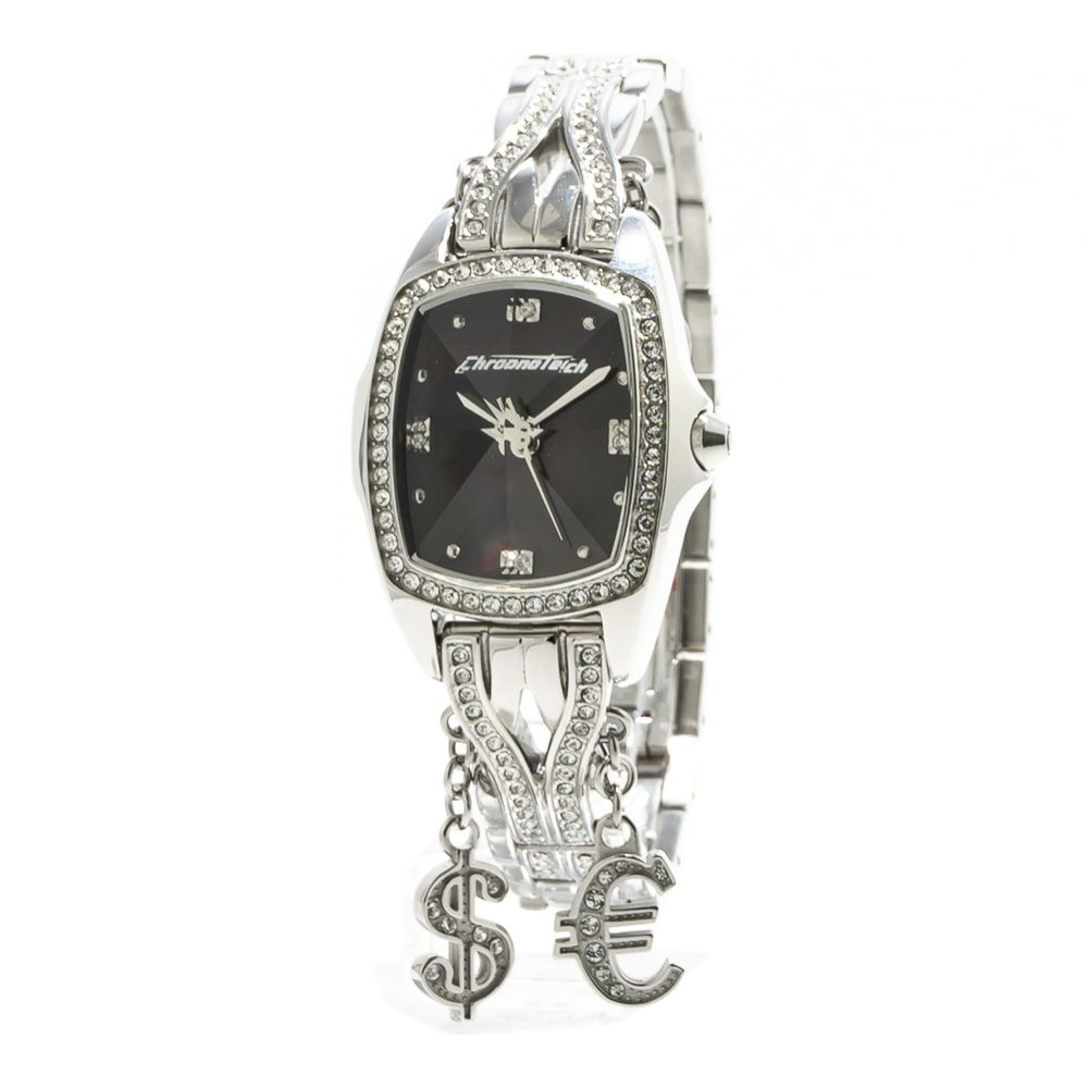 Reloj Chronotech CT7008LS-15M Mujer Analogico Cuarzo con Correa de Acero