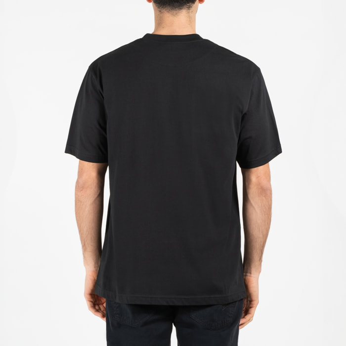 T-shirt jersey cotone organico oversize con stampa