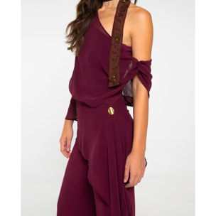 Mono largo de punto con capa multiposición