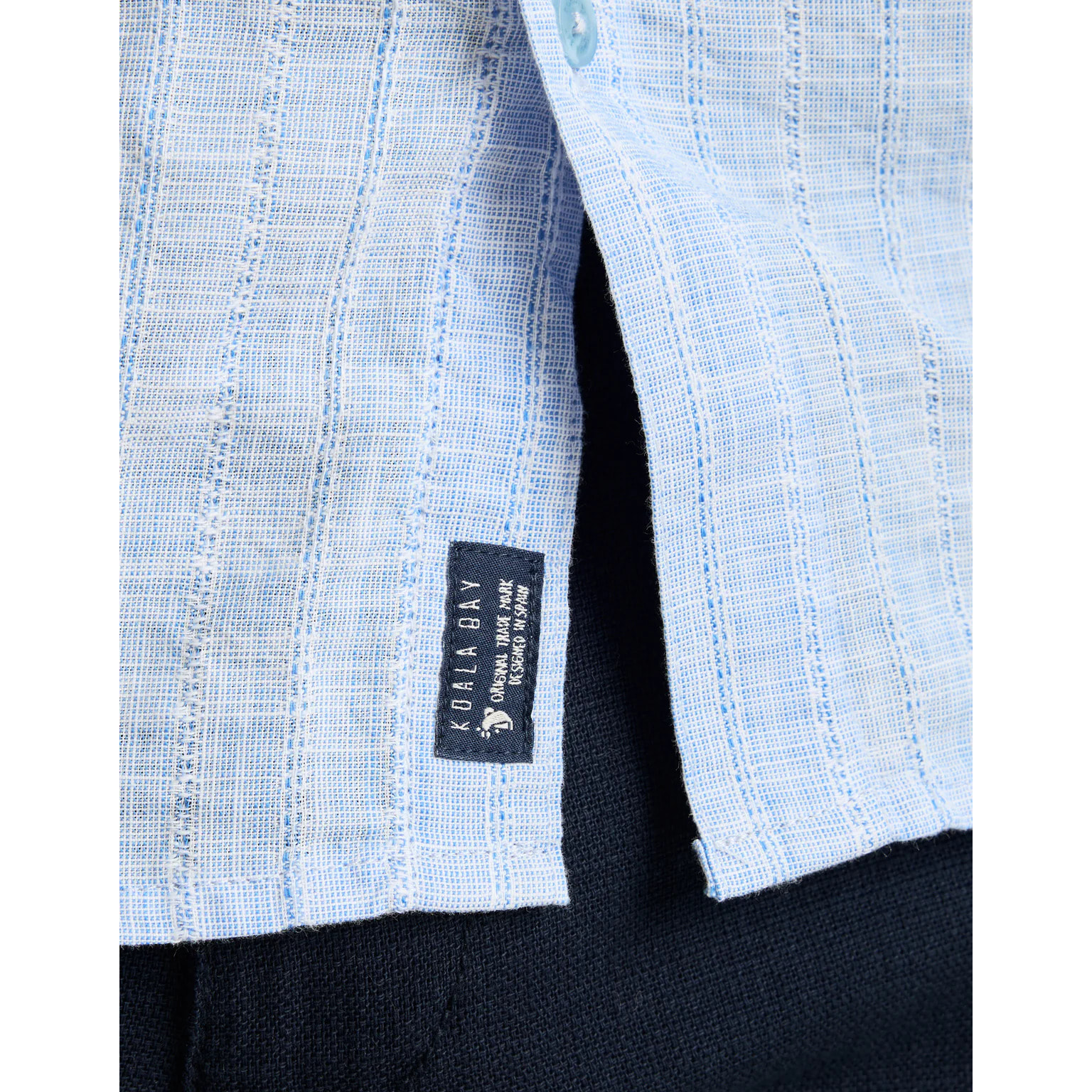 Camisa Manga Corta Azul Claro - Nocam