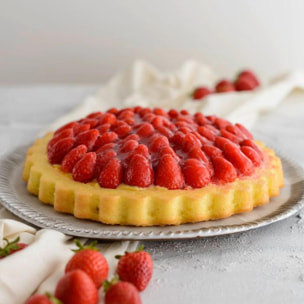 Moule à tarte en silicone rouge de 26 cm Dr. Oetker Flexxibel Love