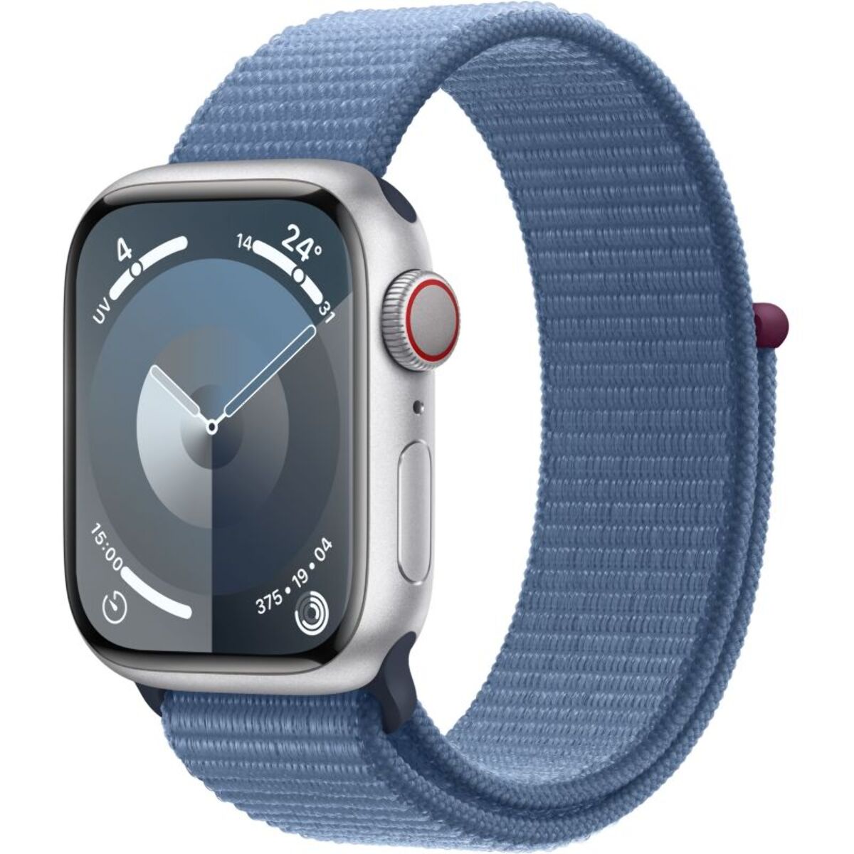 Montre connectée APPLE WATCH Serie 9 Cellular 41mm Aluminium/Arg BleuOrage Loop