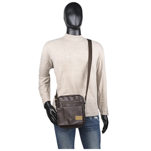 Bandolera Hombre Vegana Lois Warren Marron