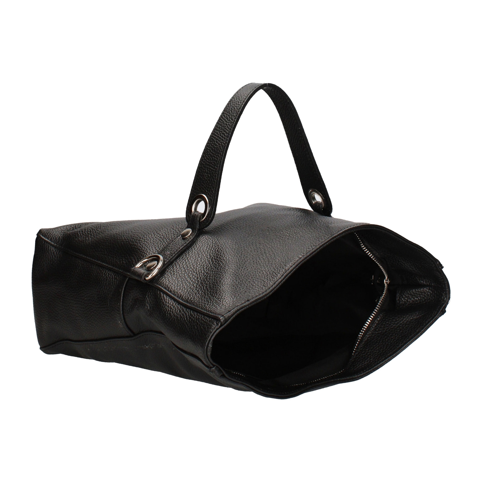 Borsa a spalla convertibile in zaino da donna In Vera pelle Made in Italy 34x21x12 cm