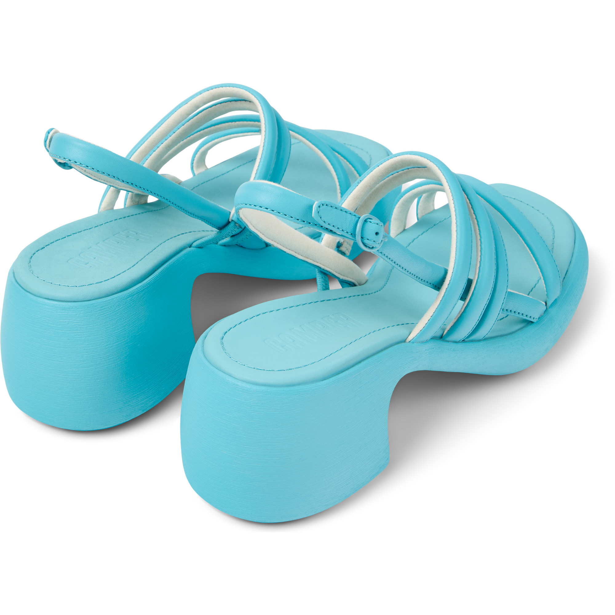 Sandalias - CAMPER Thelma Sandal - Turquesa - Cuero liso