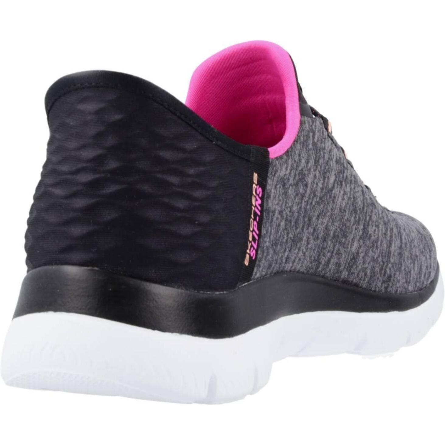 Sneakers De  Mujer Slip-ins: Summits- Dazzling Haze Gris