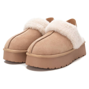 Zapatilla de casa australiana beige