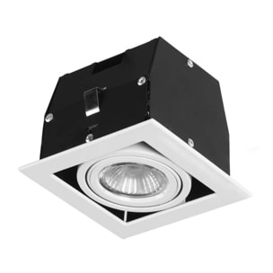Forlight Downlight Ip23 Cardan Simple Gu10/G5,3 50W Blanco 857Lm