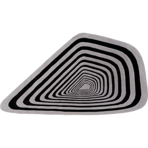 Tapis Electric Diamond 240x170cm noir et blanc Kare Design