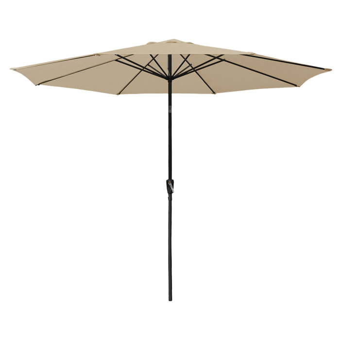 Parasol droit HAPUNA rond - Beige