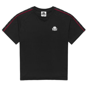 Kappa - T-Shirts & Top Donna Nero - 222 Banda Adi