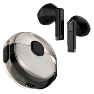 Auriculares TWS L12S Bluetooth 5.1. Control táctil. Base de carga 200mAh + 35mAh.