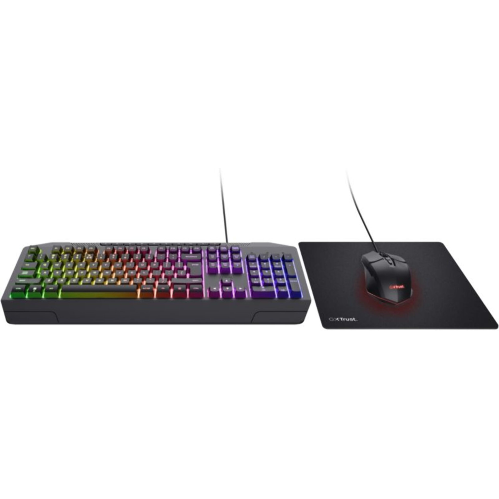Clavier gamer TRUST Pack Gaming 3 en 1 DUOX