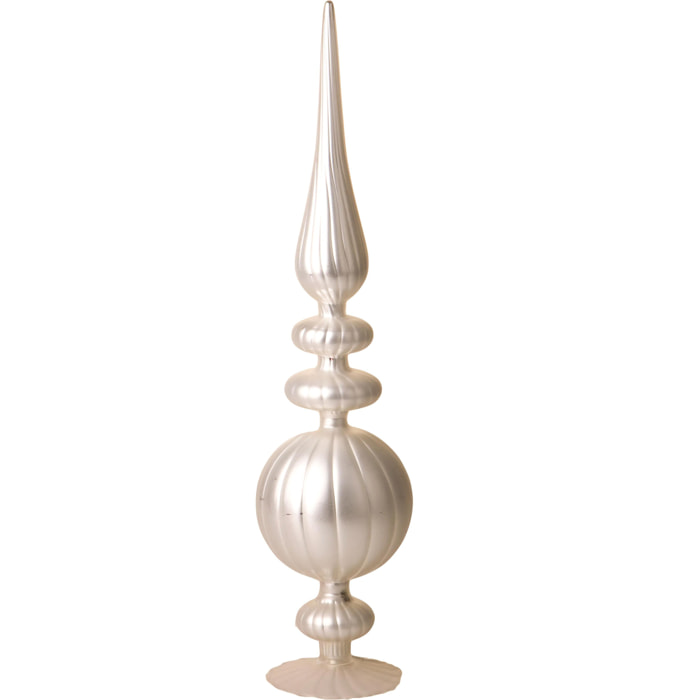 Glass topiary - Pezzi 1 - Colore Champagne - 12x52Hx12cm - Bianchi Dino