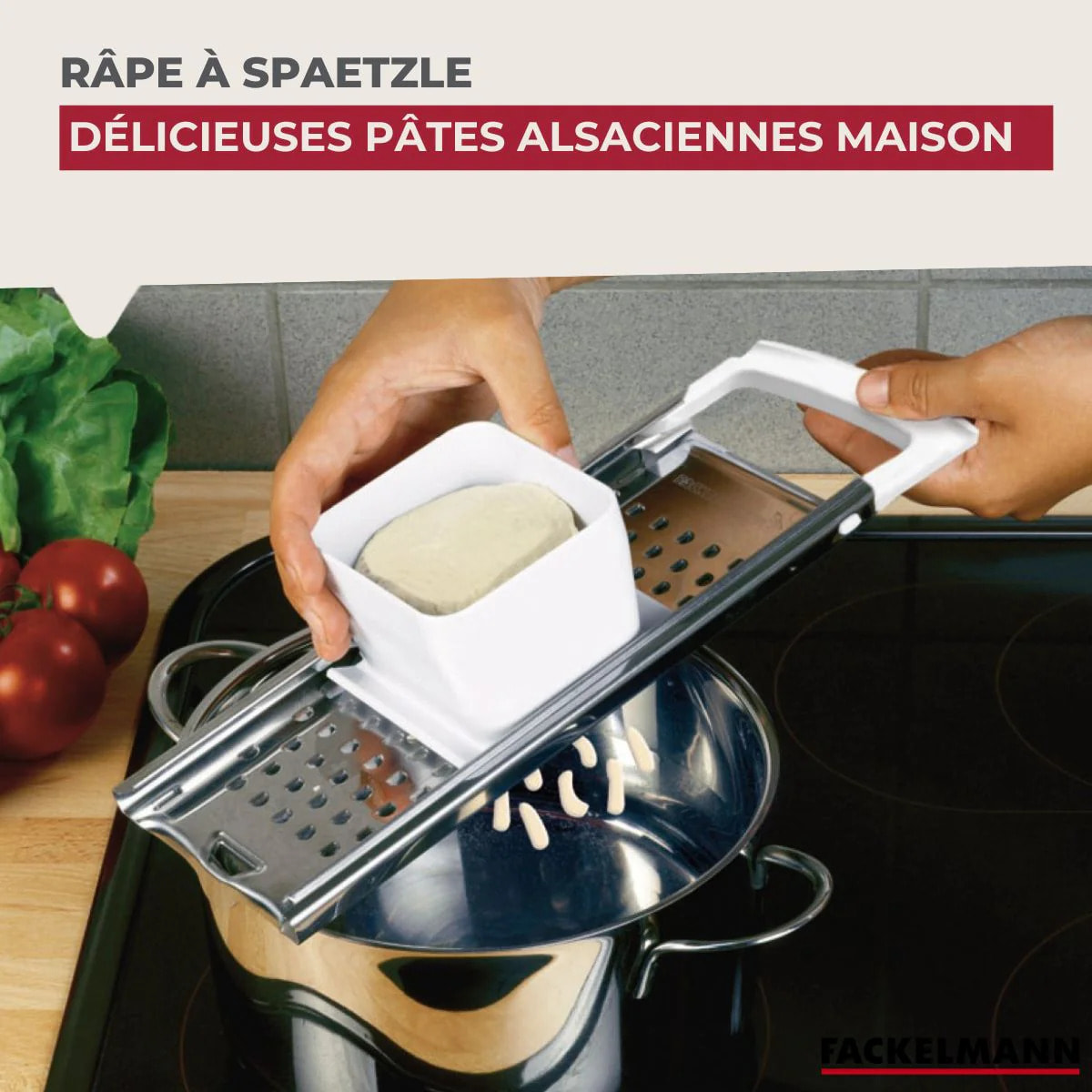 Plaque à spätzle 33 cm Fackelmann Handmade Tradition