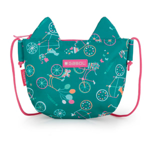 Bolso infantil Gabol FIORI con bicicletas y resistente al agua
