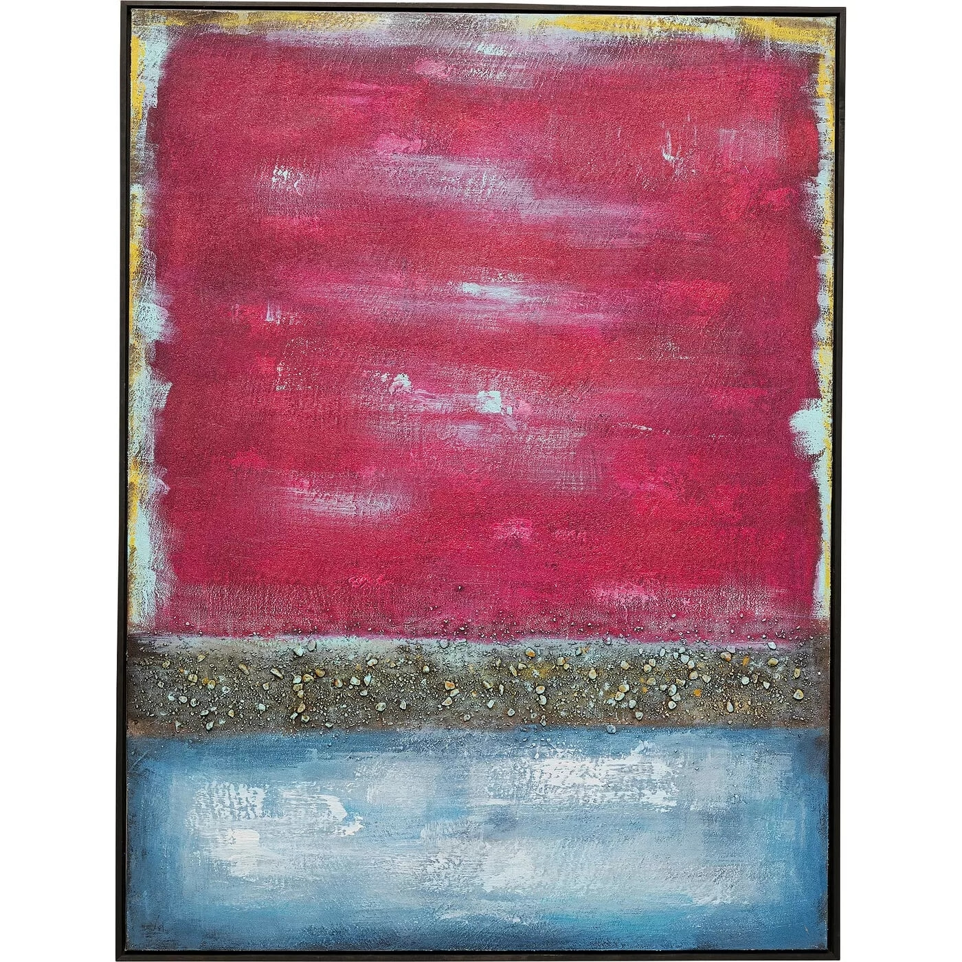 Peinture Vista 90x120cm rouge Kare Design