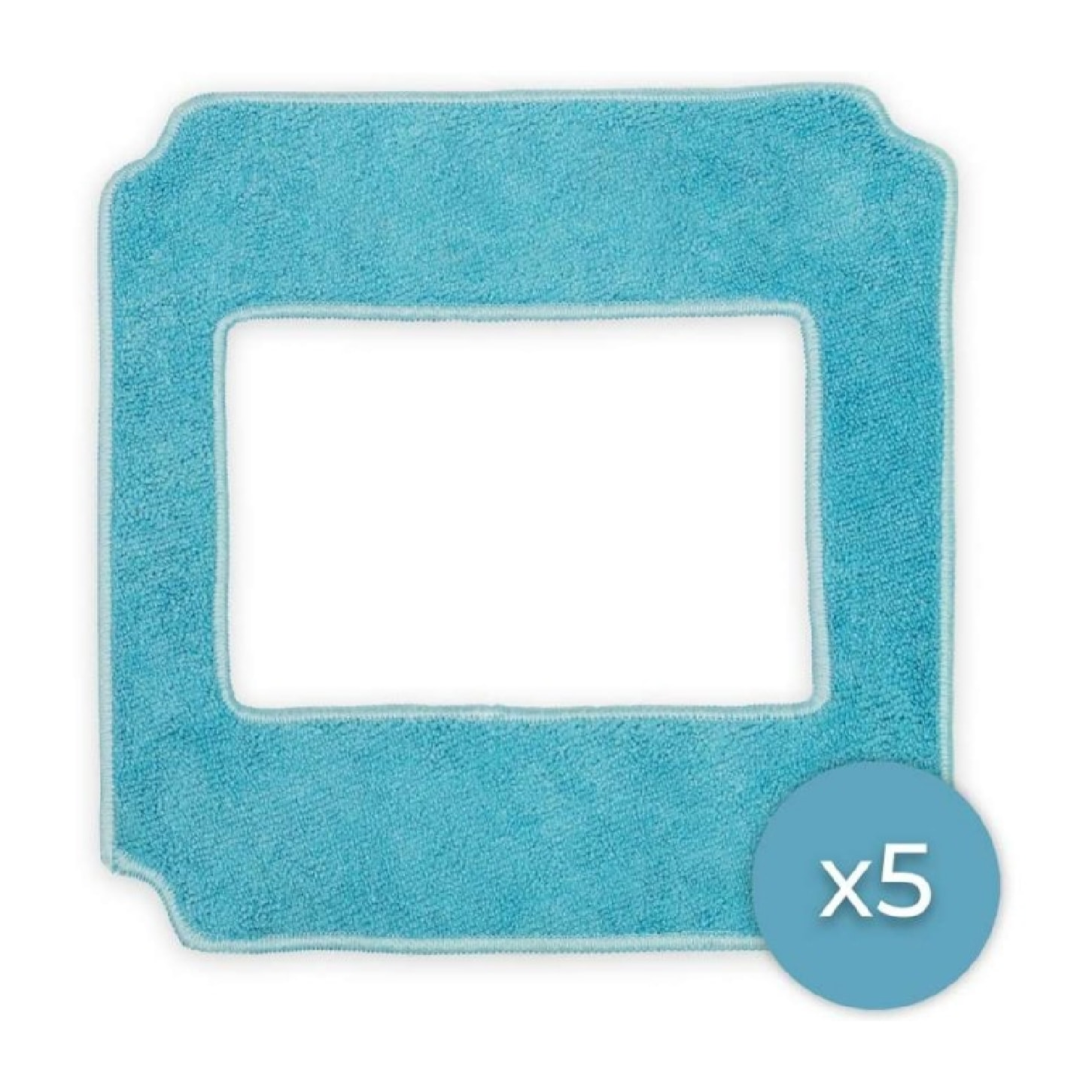 Cecotec Pack de 5 serpillières pour robots lave-vitres Conga Windroid 1390 Doubl
