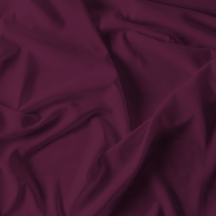 COPPIA FEDERE MAX COLOR, 100% Cotone, Made in Italy - PRUGNA