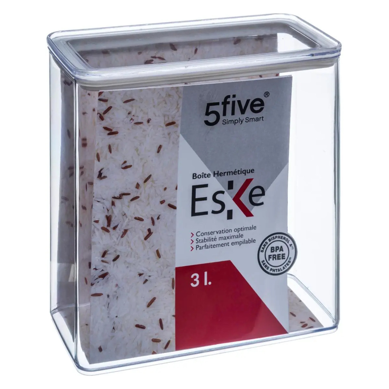 Boîte de conservation rectangulaire angle "Eske" 3L