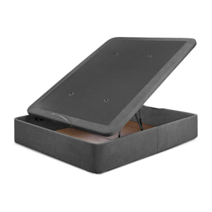 Canapé abatible tela, gran capacidad y alta durabilidad Montaje incluido