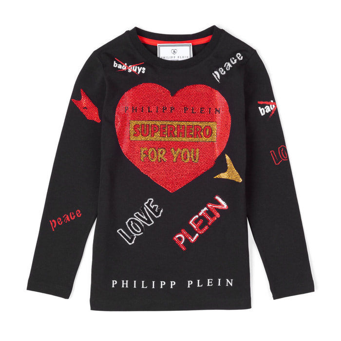 PHILIPP PLEIN t-shirt long sleeves "for you"