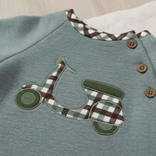 Conjunto Bebe Niño Felpa Horizonte