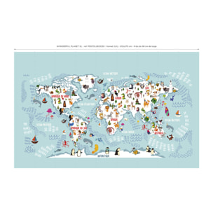 Papier peint panoramique Wonderful Planet - Transformez la chambre de vos enfants en un monde d'aventures !