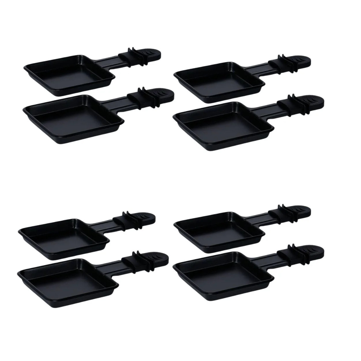 Ensemble de 8 poêlons à raclette Rotel Swiss Tradition