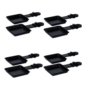 Ensemble de 8 poêlons à raclette Rotel Swiss Tradition