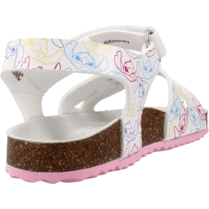 Sandalias Niña de la marca GEOX  modelo J ADRIEL GIRL BLANCO