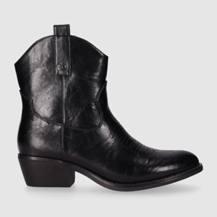 Botines - Negro - Tacón: 5 cm