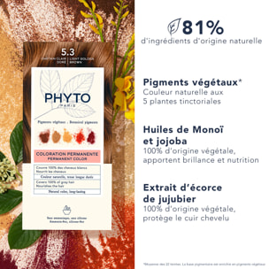 Coloration - 5.3 Châtain Clair Doré - Kit Coloration Permanente