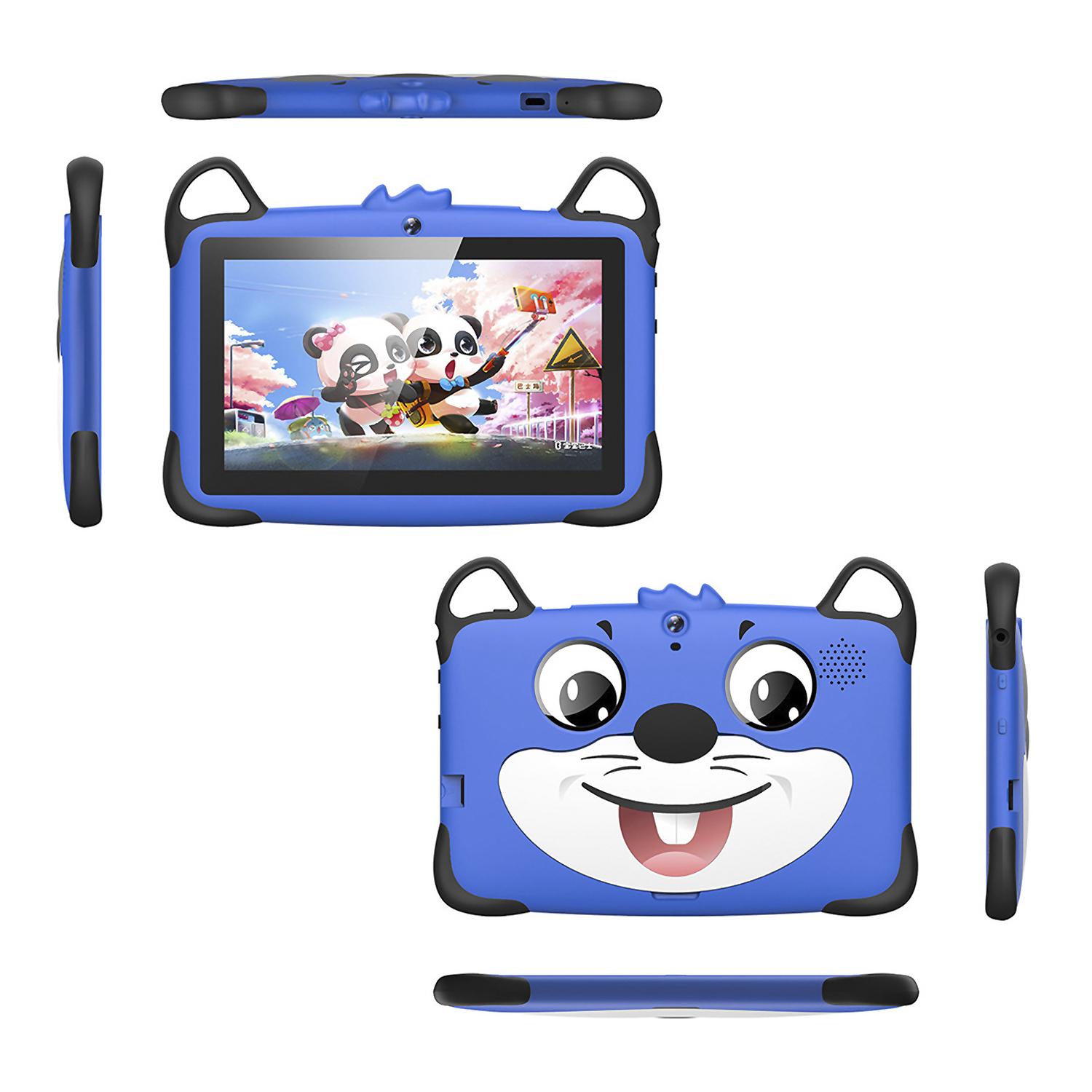 DAM Tablet Infantil K717 WiFi. SO Android 7. Pantalla 7'' 1024x600px. MTK Quad Core 1GB RAM + 8GB. Doble cámara. 19,9x1,8x15 Cm. Color: Azul