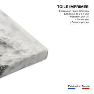 Tableau rayons de lumière Toile imprimée