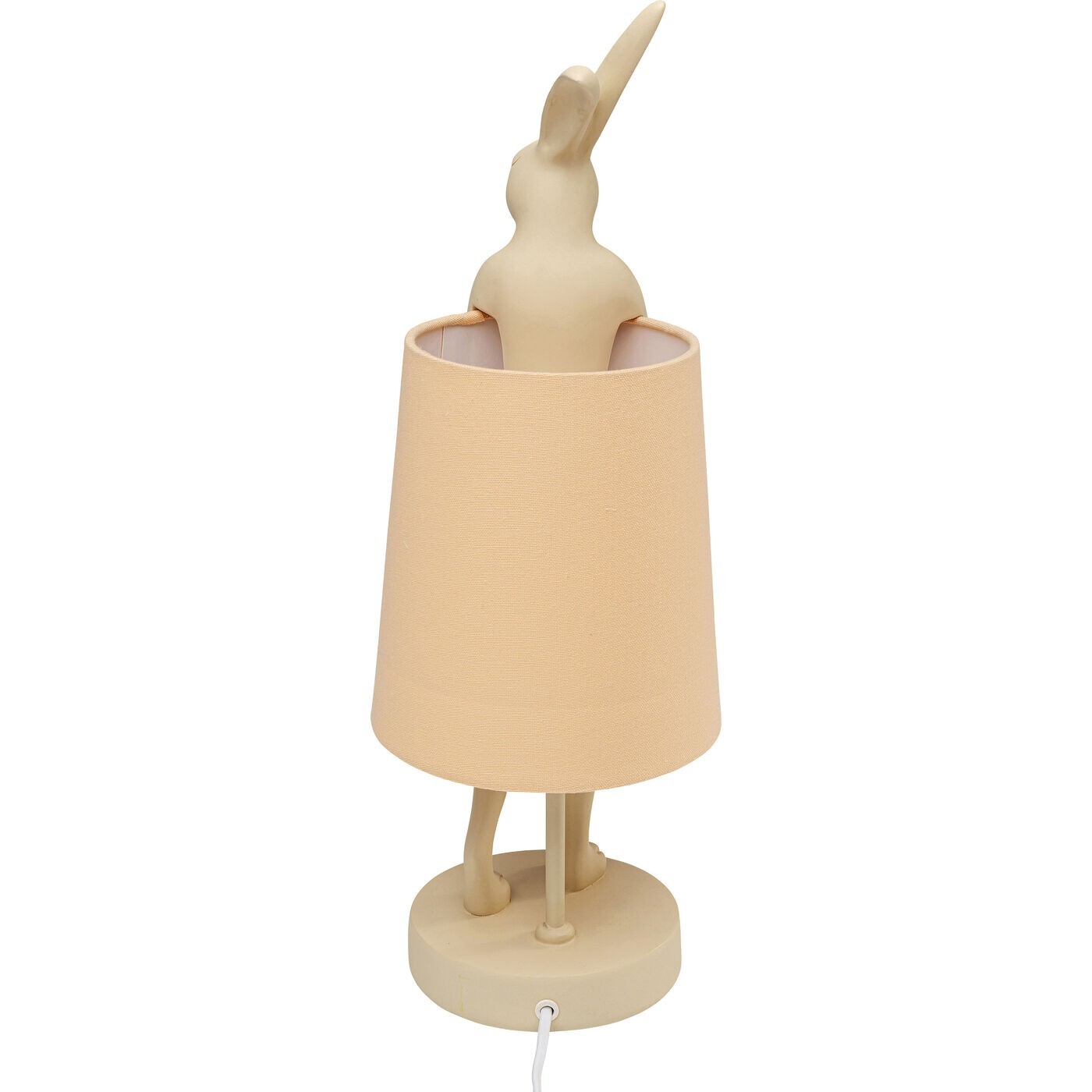 Lampe Animal lapin 50cm beige et pêche Kare Design