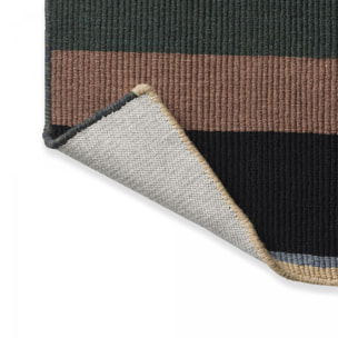 Tapis kilim fait main en laine motif géométrique