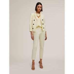 Motivi - Chaqueta de traje cruzada - Amarillo