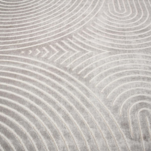 Tapis fin Nigo en viscose, fabriqué en Belgique