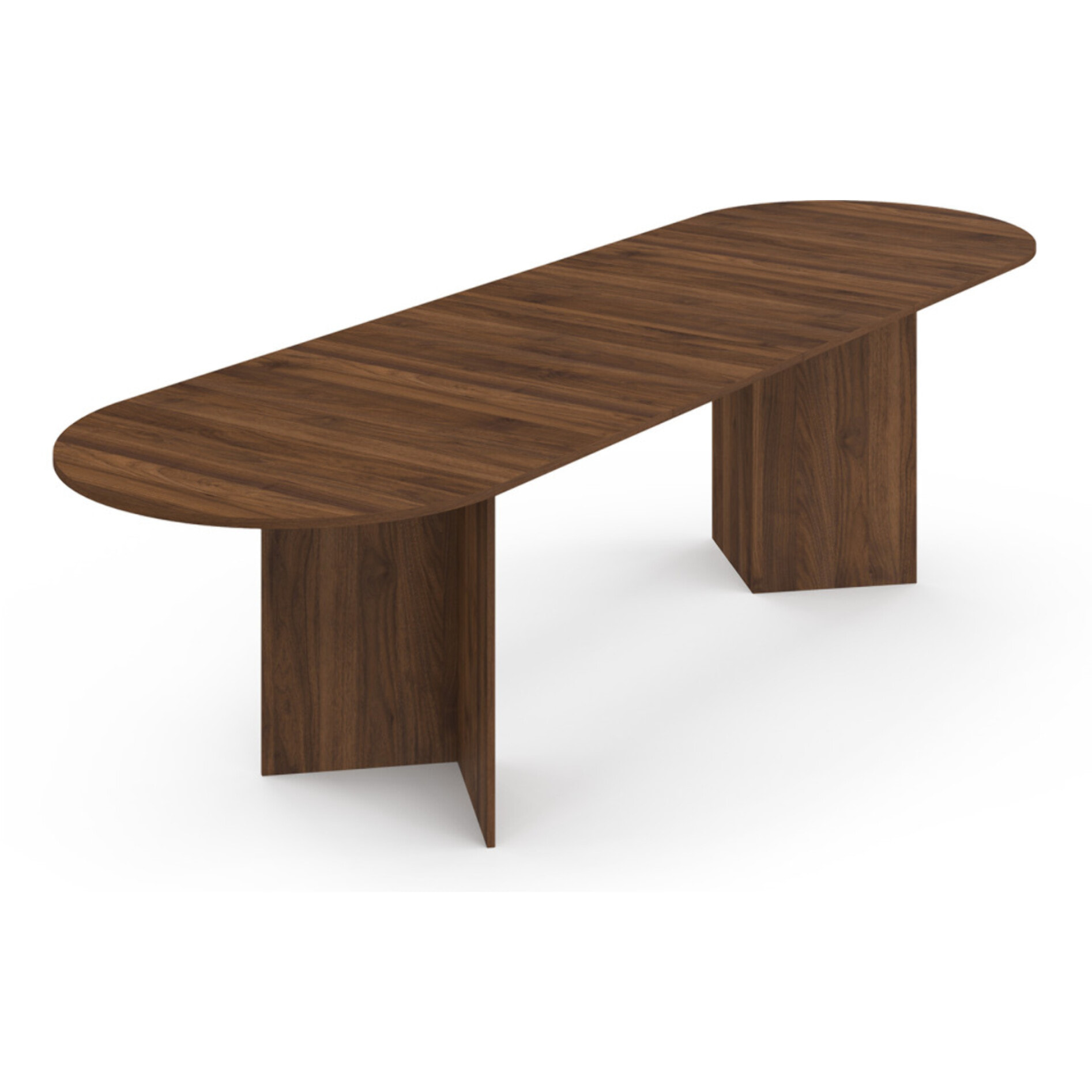 Table à manger extensible Gabin 200-300cm effet noyer