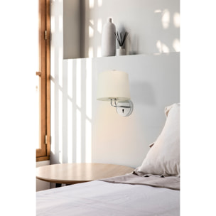 MONTREAL Lampe applique chrome/beig