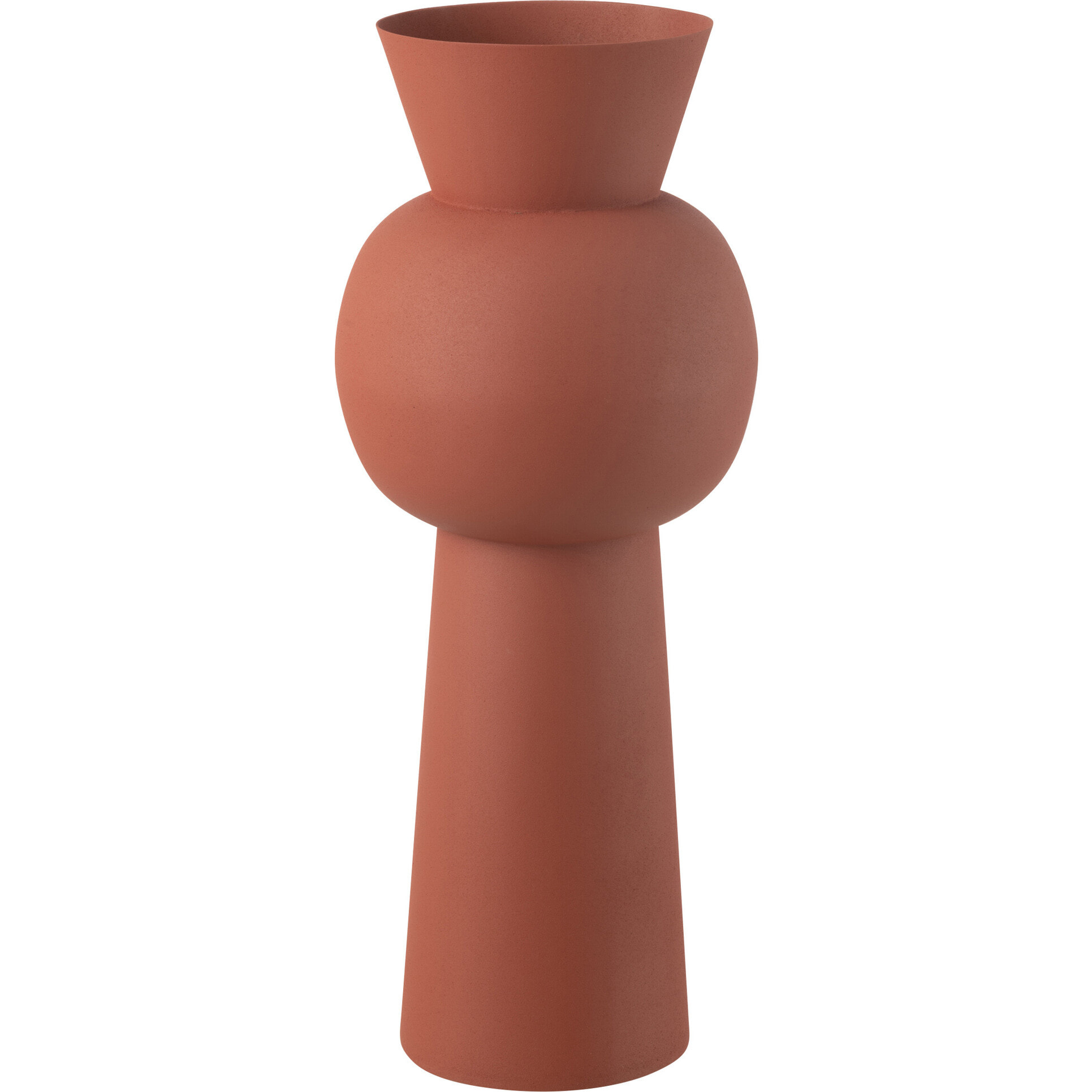 J-Line vase Nala - fer - rouille - medium