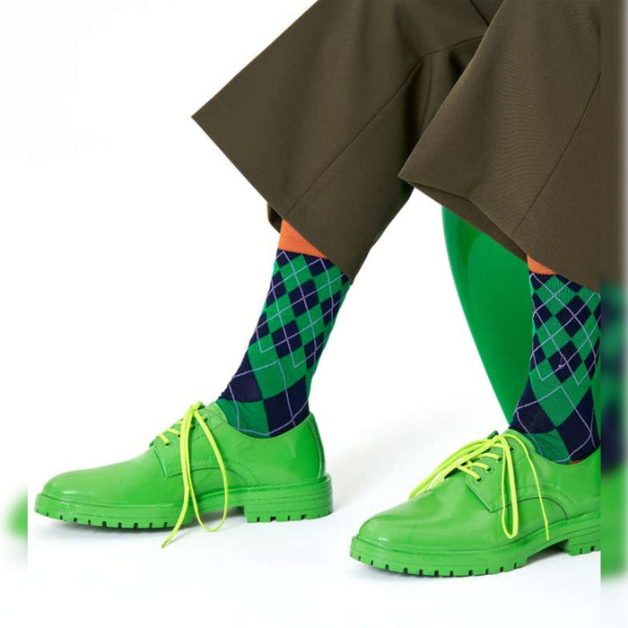 Calcetines dressed argyle mid high