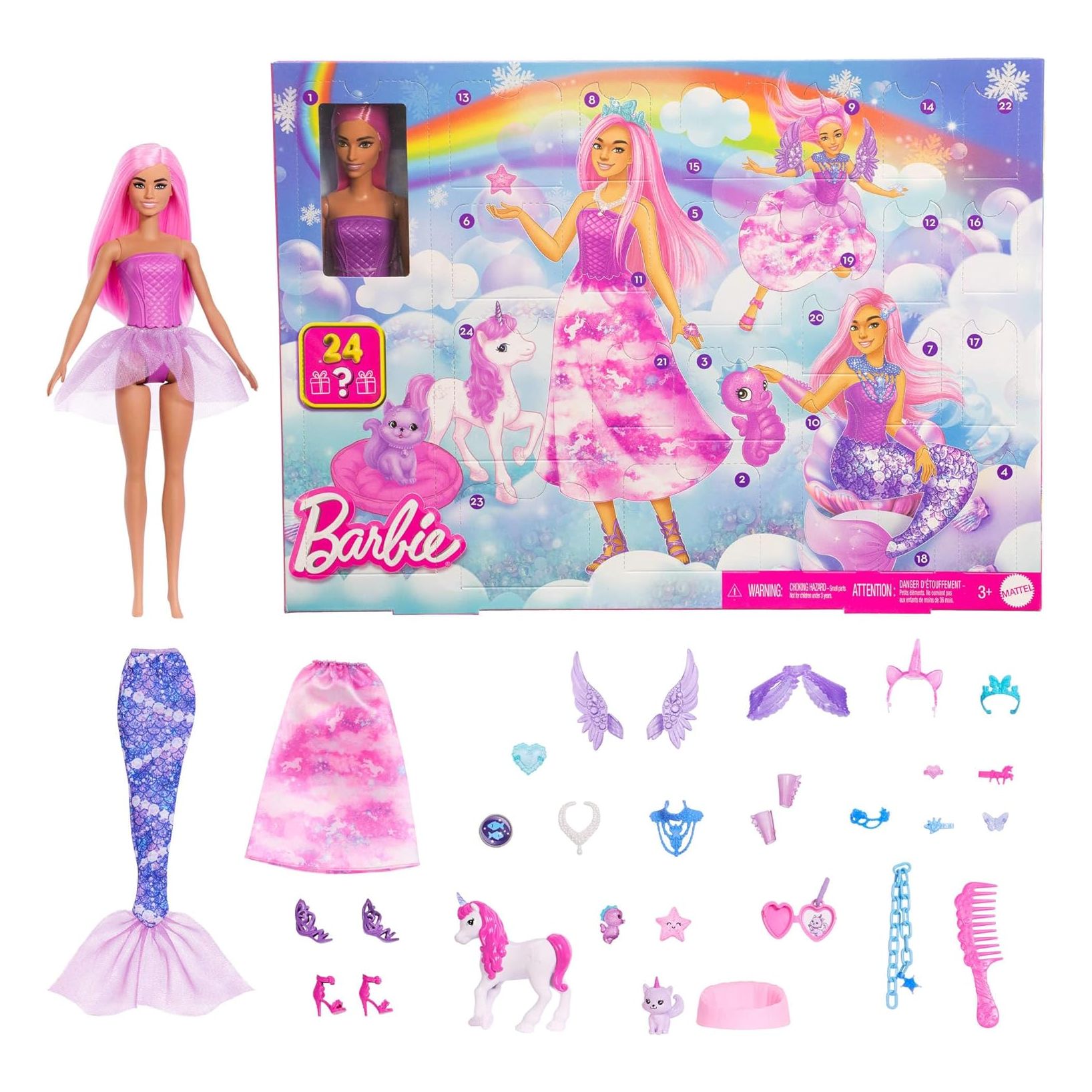 Barbie - Calendrier de lavent - 19,99 €