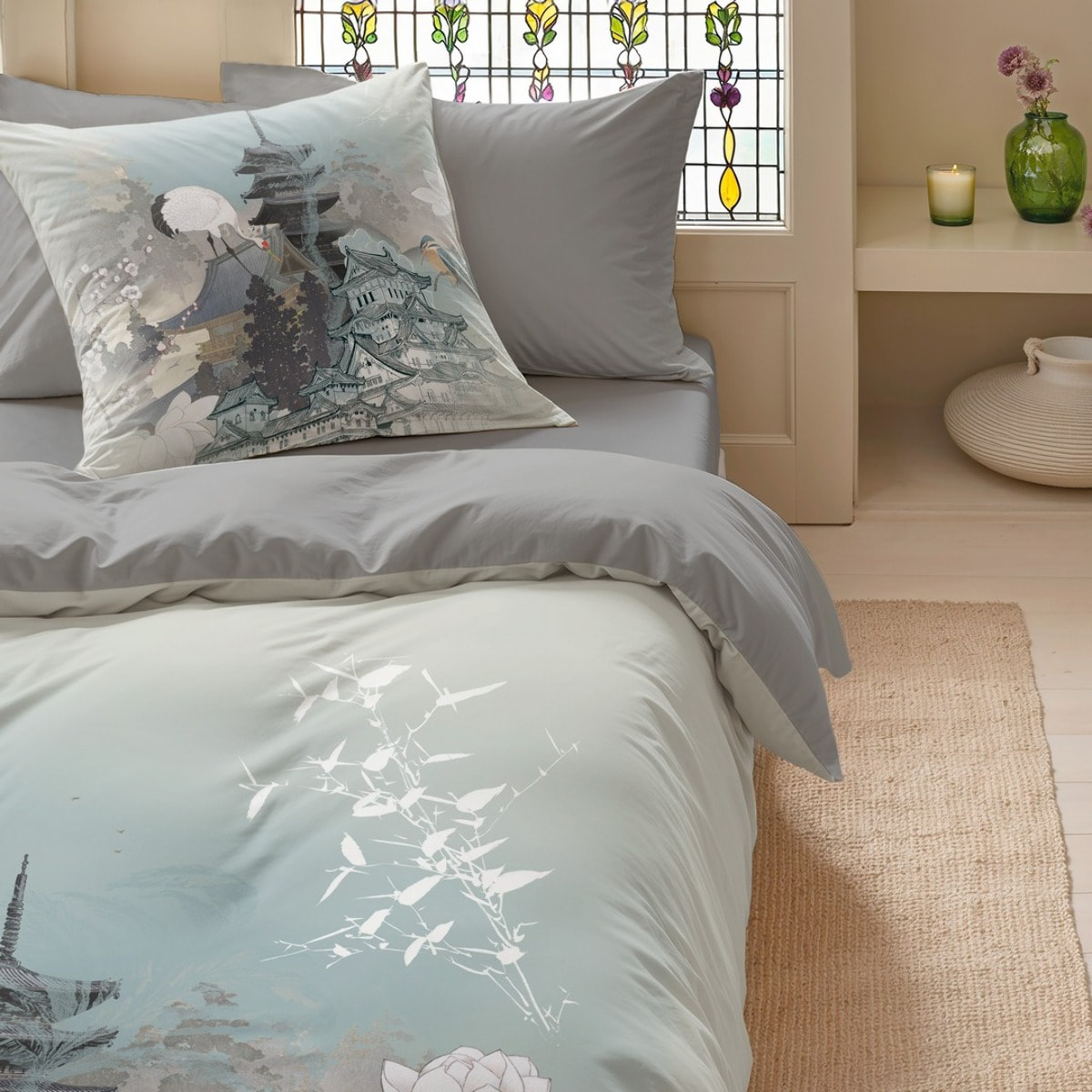 Housse de couette yasu gris