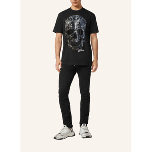 PHILIPP PLEIN Camiseta de cuello redondo y manga corta SKULL