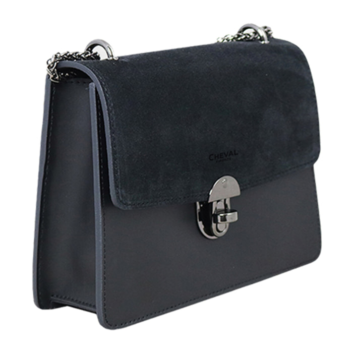 Bolso de hombro Cheval Firenze Alhena Negro